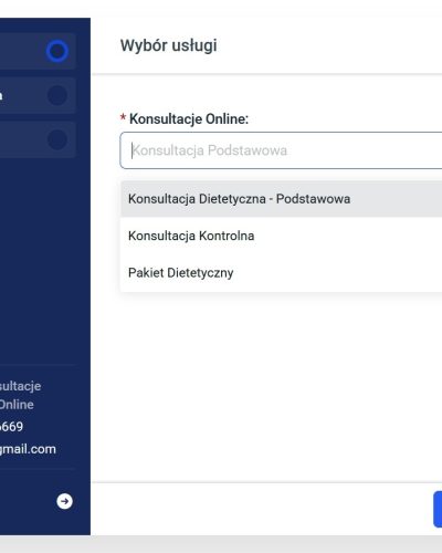 Dietetyk Online - Dietetix, wybór konsultacji