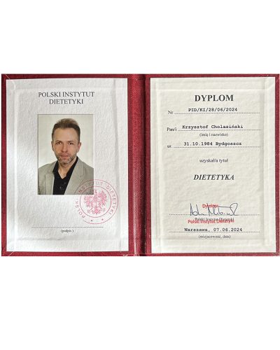 Dietetyk Online - Dietetix, Dyplomowany Dietetyk